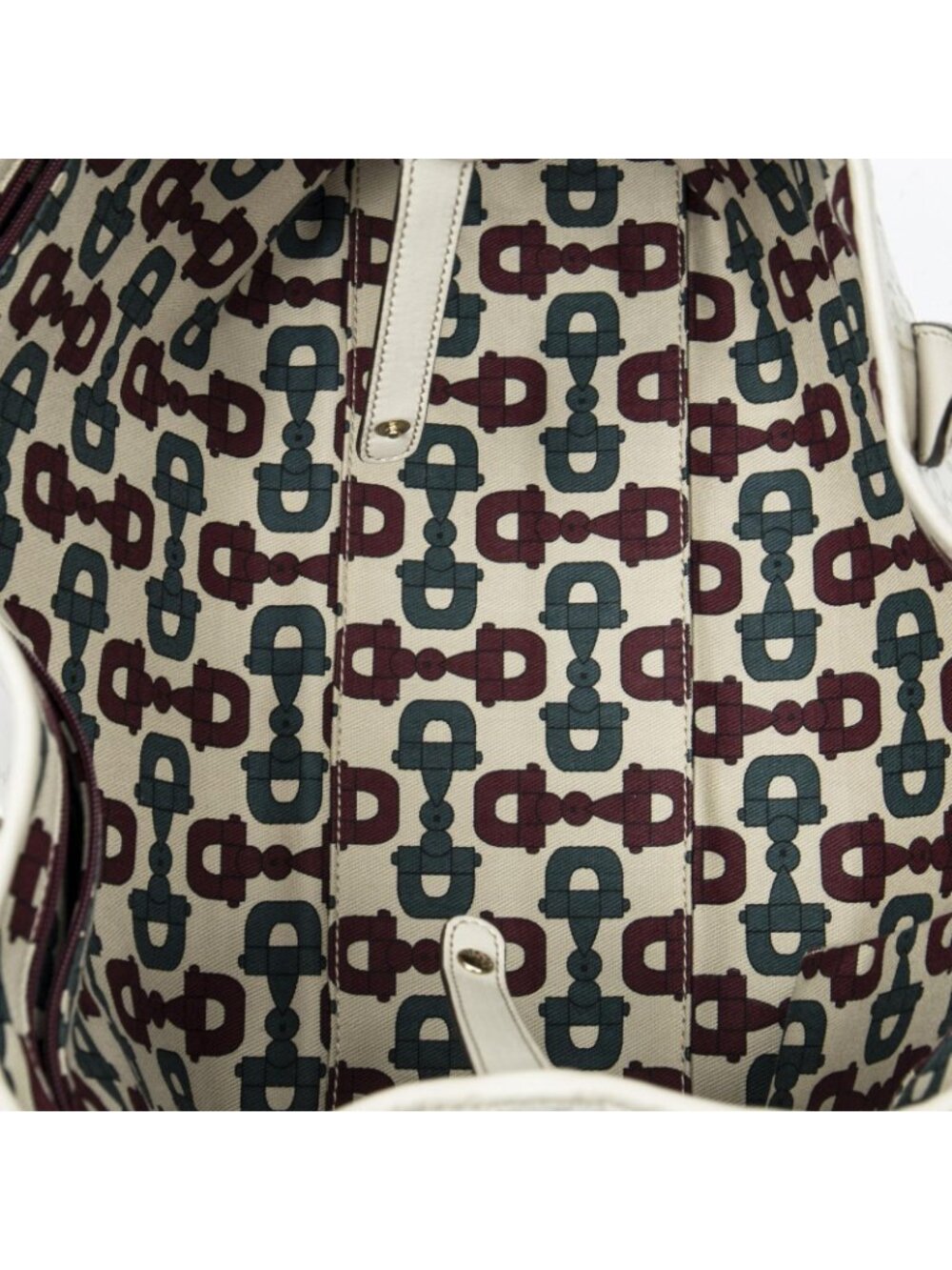 Gucci Princi Tote Ivory Guccissima - Picture 9 of 10